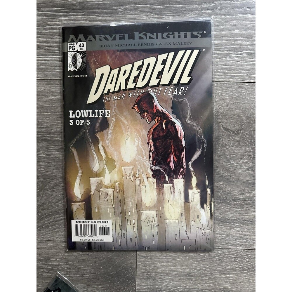 Marvel Daredevil #43 Single Issue Comic Lowlife 3 Of 5 Bendis Maleev Color US